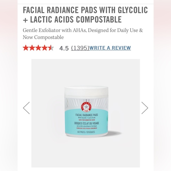 First Aid Beauty Facial Radiance Pads - Picture 2 of 2